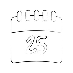 Calendar event symbol icon vector illustration graphic design