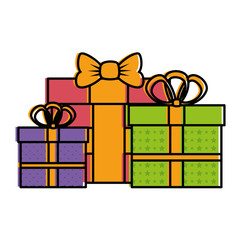 gifts boxes presents icon