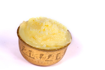 Desi ghee or clariified liquid butter, cooking oil, pure ghee 
