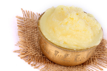 Desi ghee or clariified liquid butter, cooking oil, pure ghee 