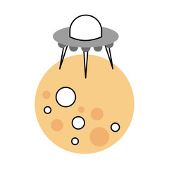 moon ufo saucer galaxy astronomy universe science