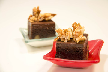 Chocolate brownie mini cakes