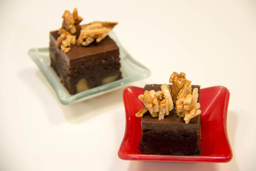 Chocolate brownie mini cakes