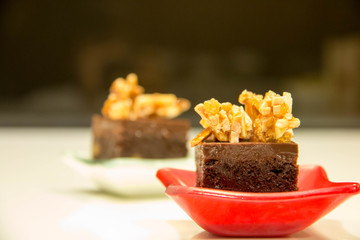 Chocolate brownie mini cakes