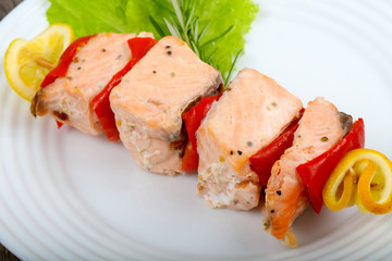 Salmon Skewer