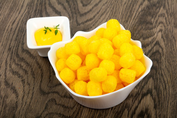 Cheese corn balls