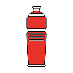 Water thermo bottle icon vector illustration graphic design