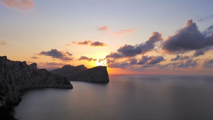Fototapeta na wymiar Sonnenuntergang auf Mallorca, Spanien