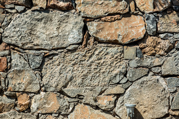 Old stone wall.