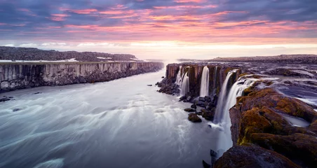 Foto auf Acrylglas Berühmter Selfoss-Wasserfall © Ivan Kmit