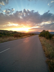 Sunset road