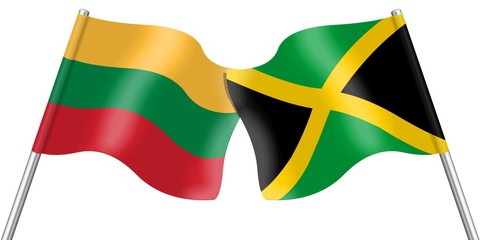 Flags. Lithuania and Jamaica 