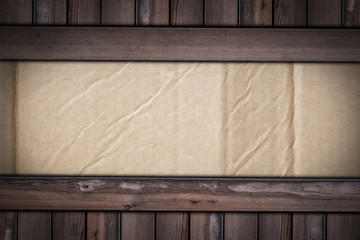 old cardboard texture on wooden background for graphic designers
