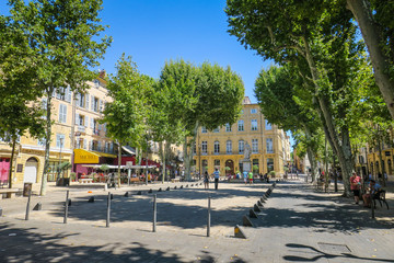 Fototapeta na wymiar Visiting Aix-en-Provence in France