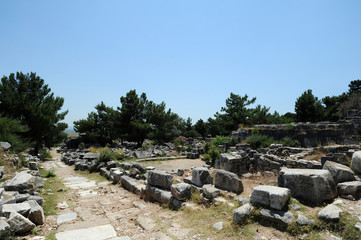 Le site archéologique de Priène en Anatolie