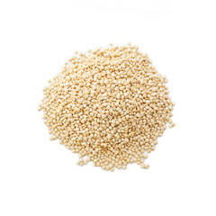 Quinoa isolated on white