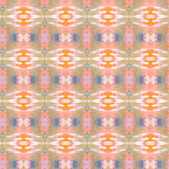 Kaleidoscopic abstract tribal seamless pattern. Modern stylish texture. Repeating geometric tiles. Textile fabric print. Wrapping paper. Abstract continuous ornament for design and fashion