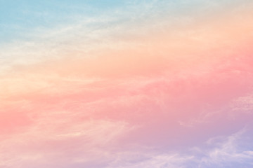 sun and cloud background with a pastel colored

