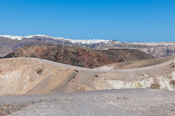 Santorini Volcano Island