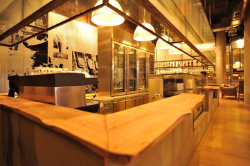 Industrial loft bar style