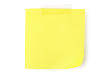 yellow note