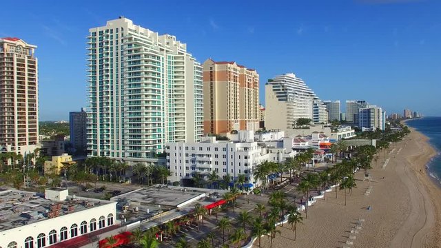 Aerial view of Fort lauderdale, Florida - USA.