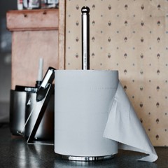 Kitchen paper on the holder