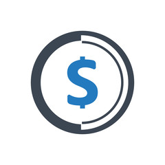 Coin Dollar Icon