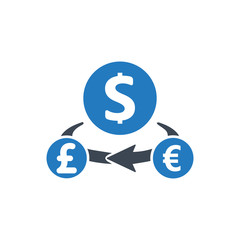 Obraz premium Currancy Converter Icon