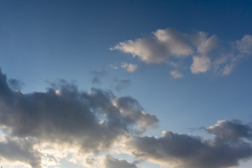 Fototapeta na wymiar blue sky with clouds for background use