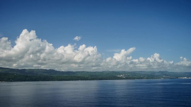Timelapse from the cruise ship of port Ocho Rios in Jamaica