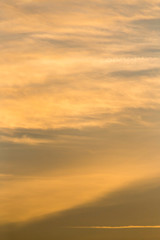 clouds in the sky at sunset as background