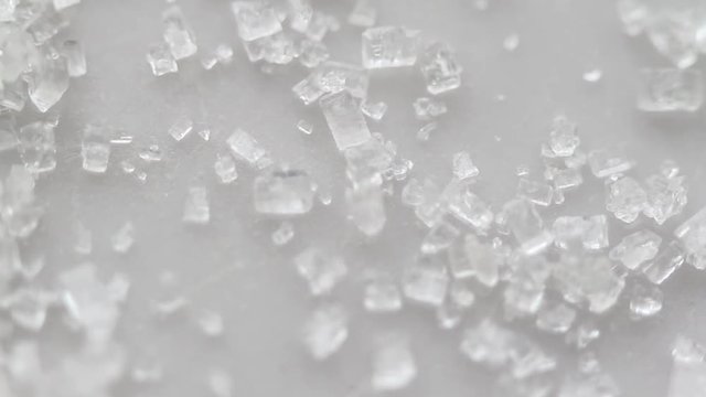 Macro Sugar Crystals Background