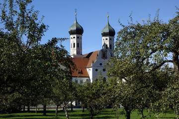 Fototapeta na wymiar Benediktbeuern, Monastery