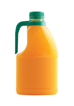 Orange juice in a gallon