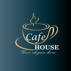 Coffee logo design vector template