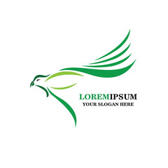 Bird logo vector illustration