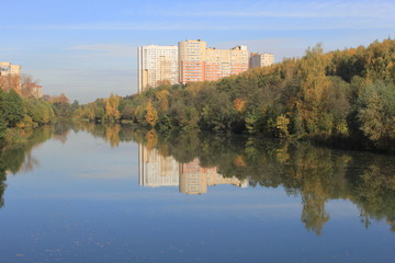 Пушкино. Московская область. Река Серебрянка