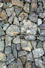 A wall built of stones