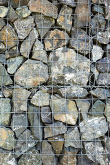 A wall built of stones