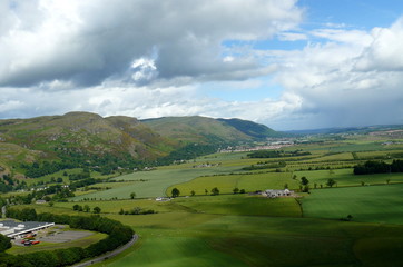 Panoramic View of Mountain, Landscape, Cloudy Sky