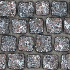 S020 Seamless texture - cobblestone pavers