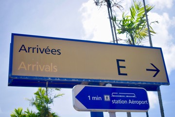 Arrivées d'aéroport en Martinique