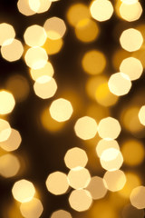 Lichtpunkte Kerzenschein in Unschärfe