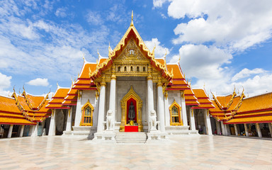 Wat Benchamabopit Dusitvanaram, a famous temple in Bangkok, Thailand.