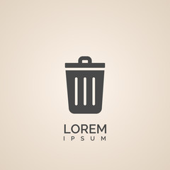 simple garbage icon