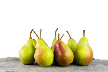 Fototapeta na wymiar Pears isolated on white background