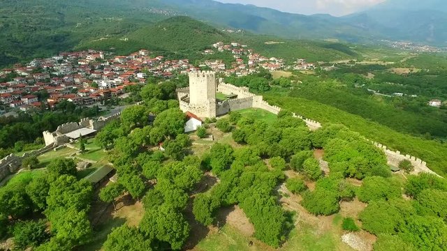 Platamon fortress in Greece at summer