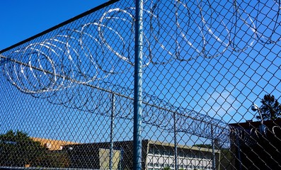 Deportation Facilities. Immigrant Holding Areas. Prison Fence - Prison Reform and Politics -...