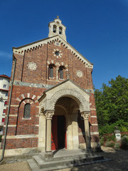 Imperial Chapel Building Facade in Biarritz France